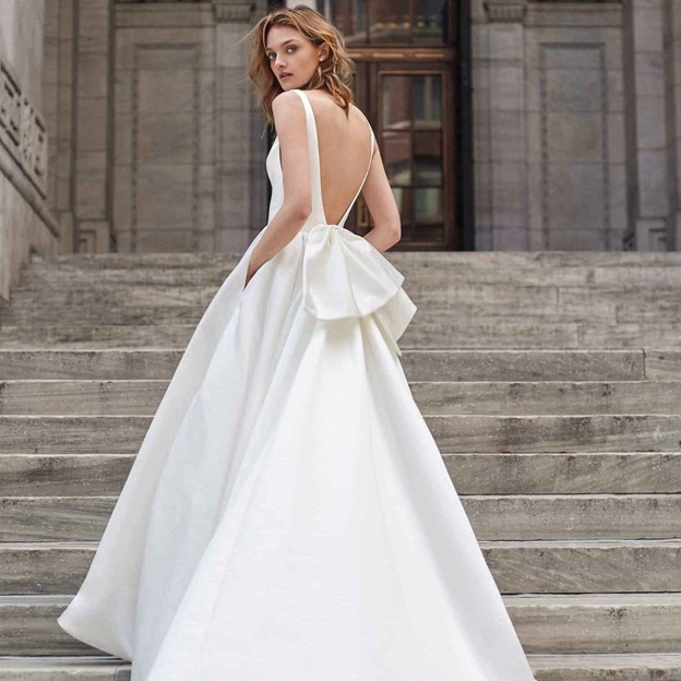 Tổng hợp mẫu váy cưới lụa đẹp được lựa chọn nhiều nhất