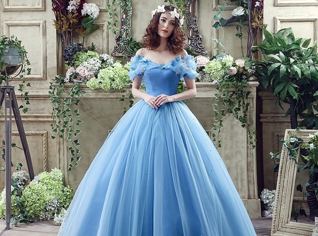 Áo cưới màu xanh ngọc  5 mẫu váy cưới màu xanh hút hồn
