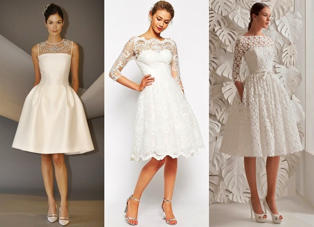 50 Mẫu Váy Đầm Cưới Ngắn Cô Dâu  Thiết Kế Đơn Giản Và Hiện Đại