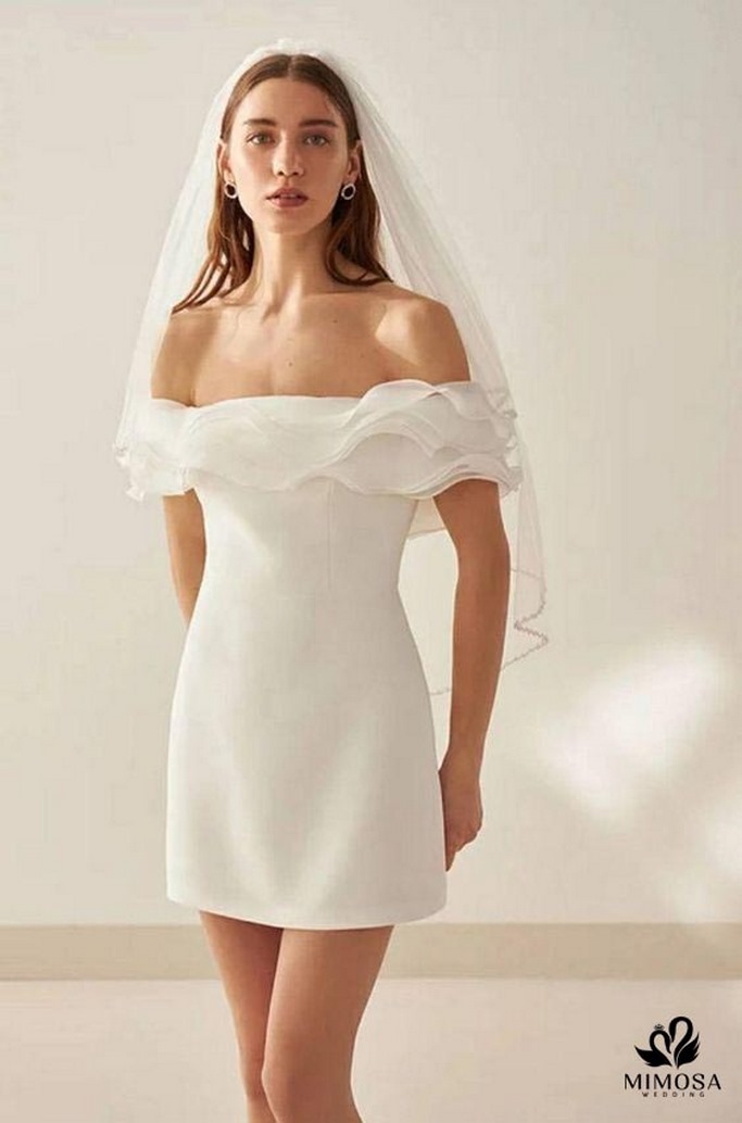 Tổng hợp với hơn 161 về cô dâu mặc váy cưới ngắn hay nhất