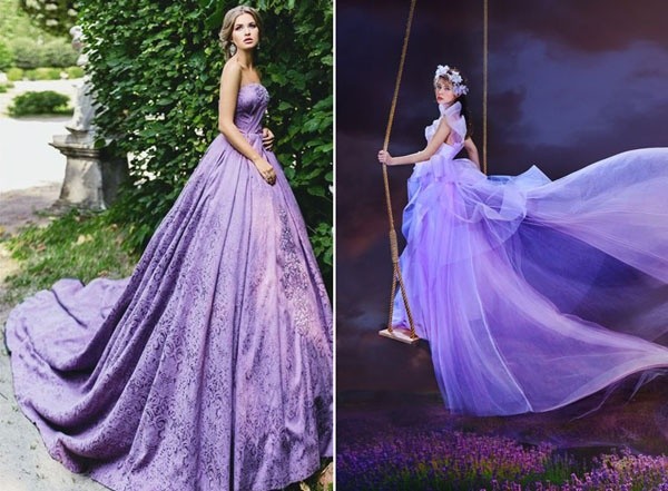 Top 20 mẫu váy cưới màu tím ấn tượng nhất mùa cưới hiện nay  Áo váy Cô  dâu Màu tím